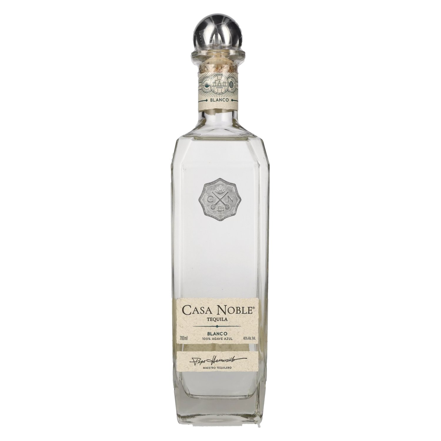 delicando Casa Noble Tequila BLANCO 100% de Agave Azul 40% Vol. 0 7l