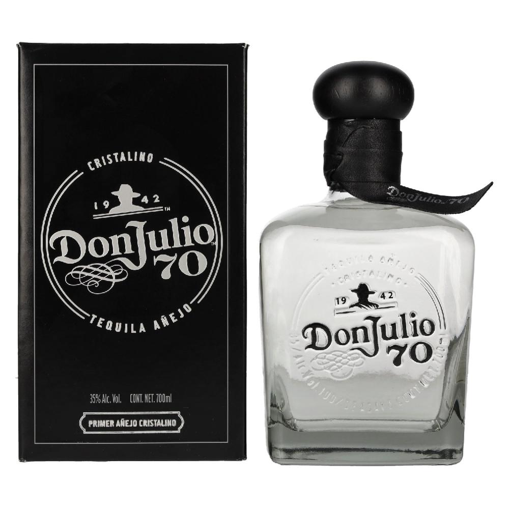 delicando Don Julio 70 Tequila Crystal Claro Añejo 70th Anniversary Limited Edition 35% Vol. 0 7l in Geschenkbox
