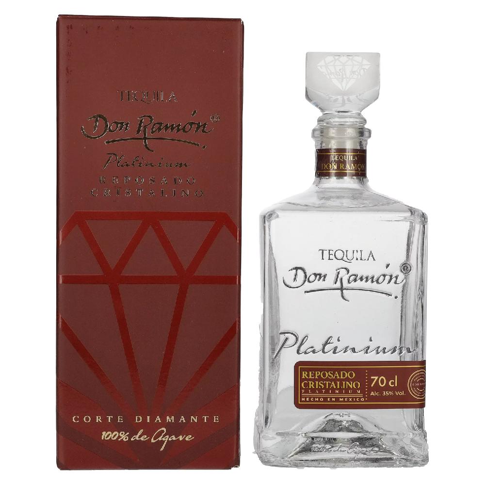 delicando Don Ramón Platinum Reposado Cristalino 100% Agave 35% Vol. 0 7l in Geschenkbox Cyber Monday