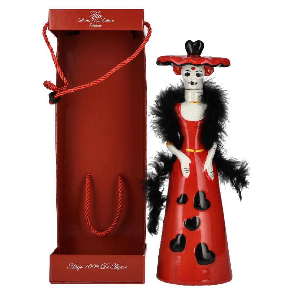 delicando Dona Celia Tequila Añejo 100% de Agave 40% Vol. 0 7l in Geschenkbox