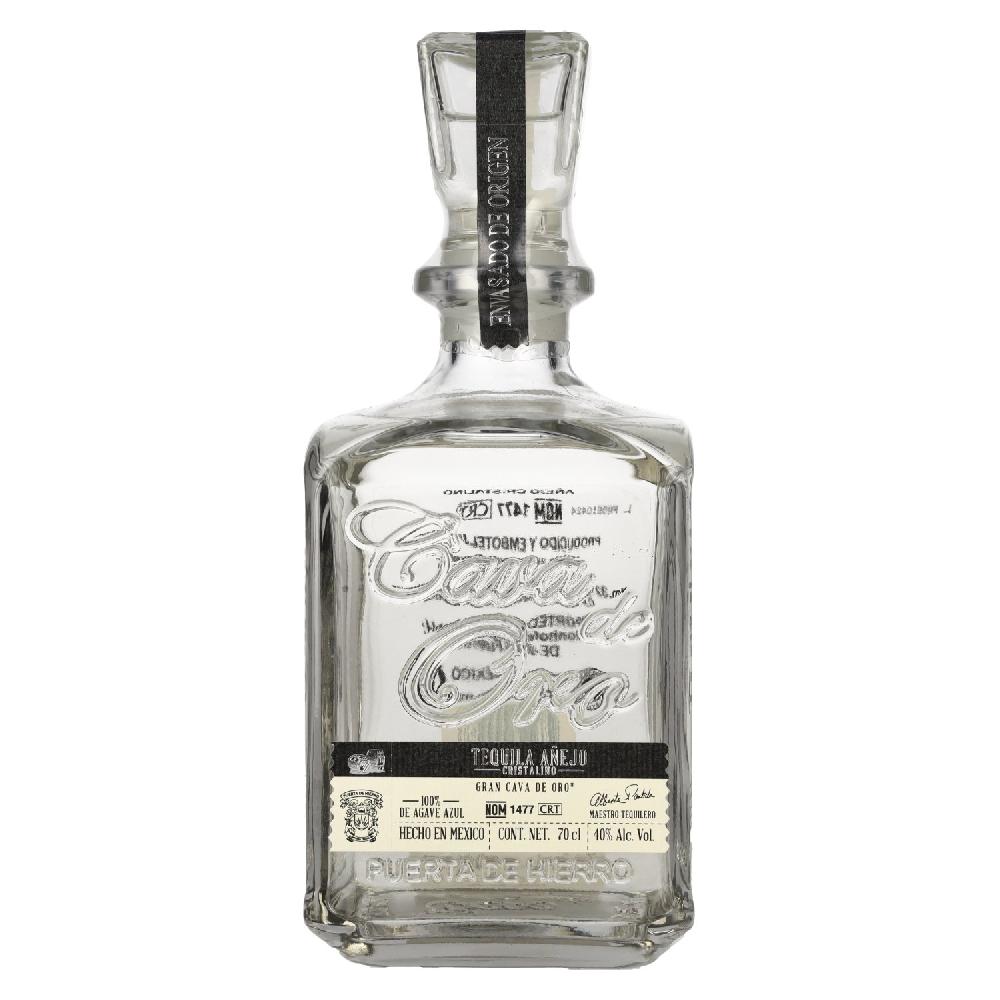 delicando Gran Cava de Oro Tequila AÑEJO CRISTALINO 100% de Agave Azul 40% Vol. 0 7l