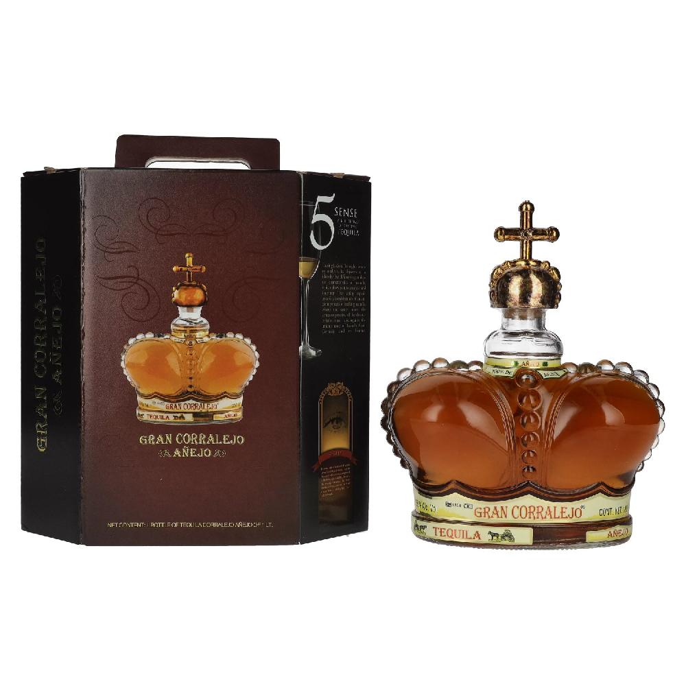delicando Gran Corralejo Tequila AÑEJO 100% de Agave 38% Vol. 1l in Geschenkbox