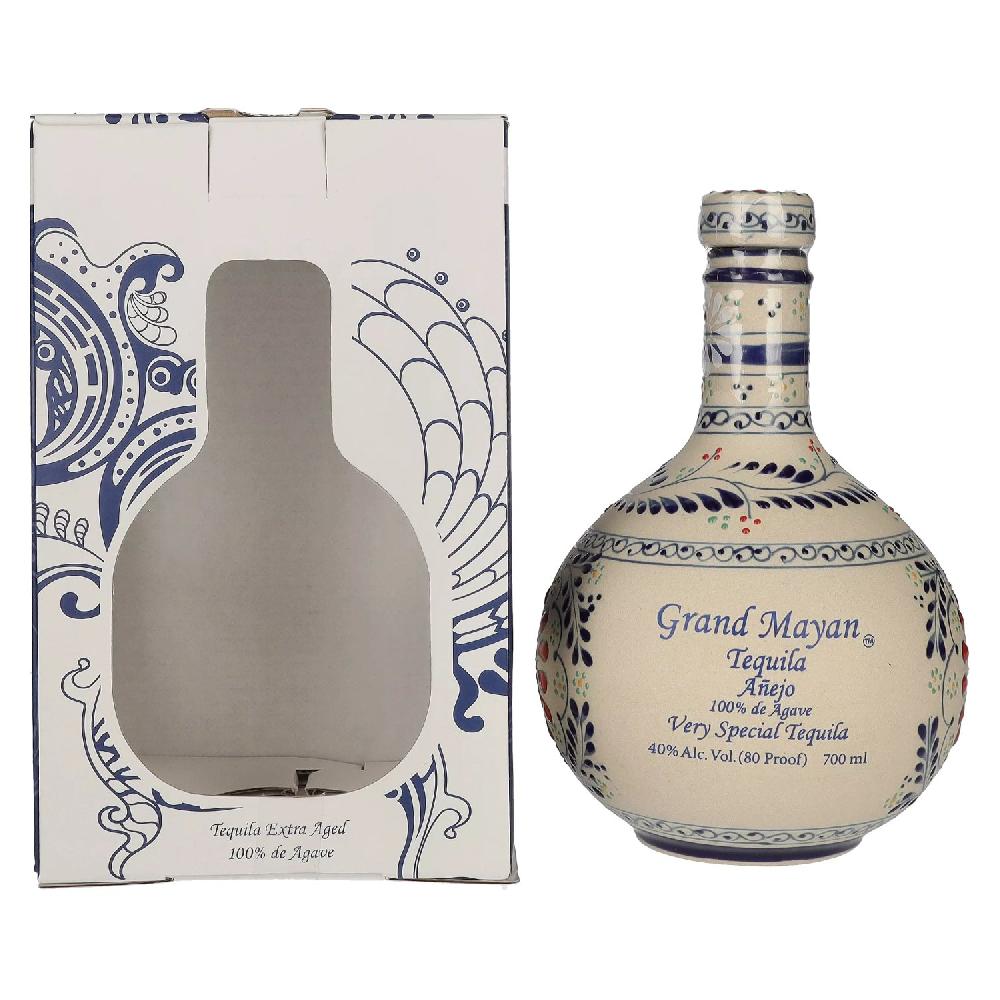 delicando Grand Mayan EXTRA AGED Añejo Tequila 100% de Agave 40% Vol. 0 7l in Geschenkbox