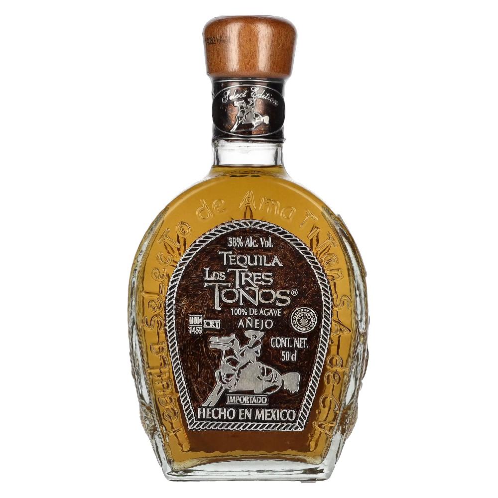 delicando Los Tres Tonos AÑEJO Tequila 100% de Agave 38% Vol. 0 5l
