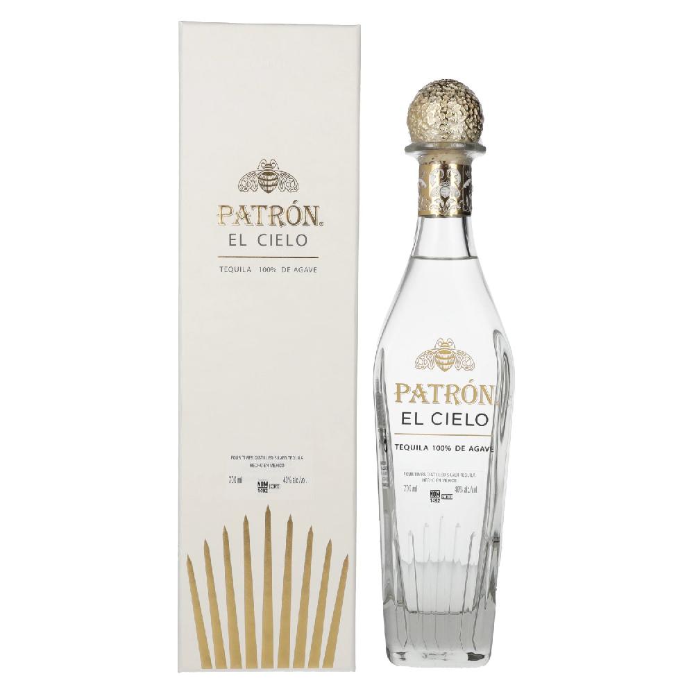 delicando Patrón El Cielo Silver Tequila 100% de Agave 40% Vol. 0 7l in Geschenkbox