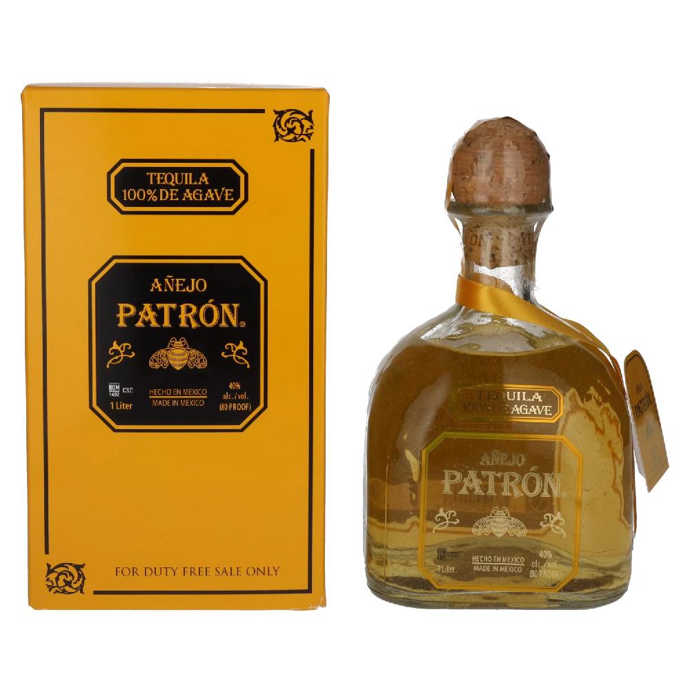 delicando Patrón Tequila Añejo 40% Vol. 1l in Geschenkbox