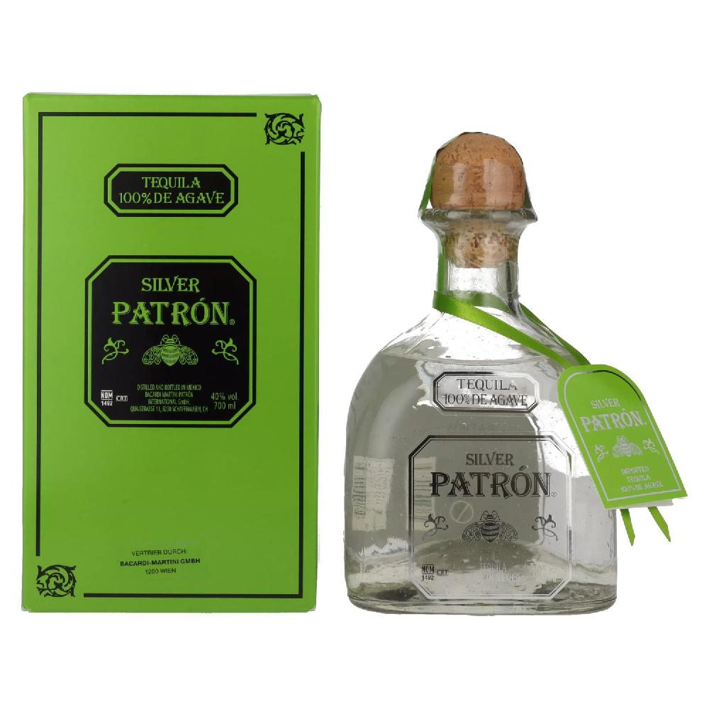 delicando Patrón Tequila Silver 40% Vol. 0 7l in Geschenkbox