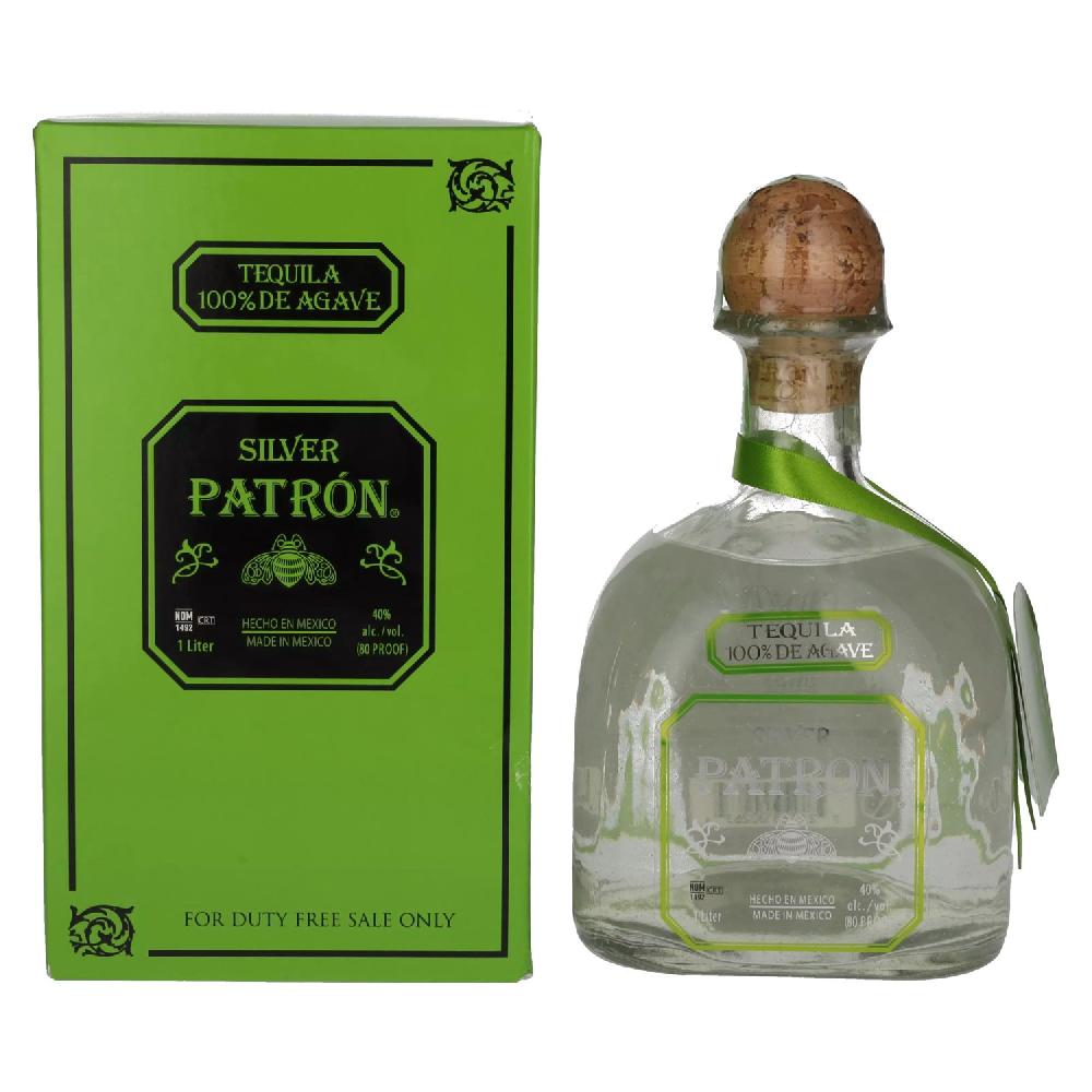 delicando Patrón Tequila Silver 40% Vol. 1l in Geschenkbox