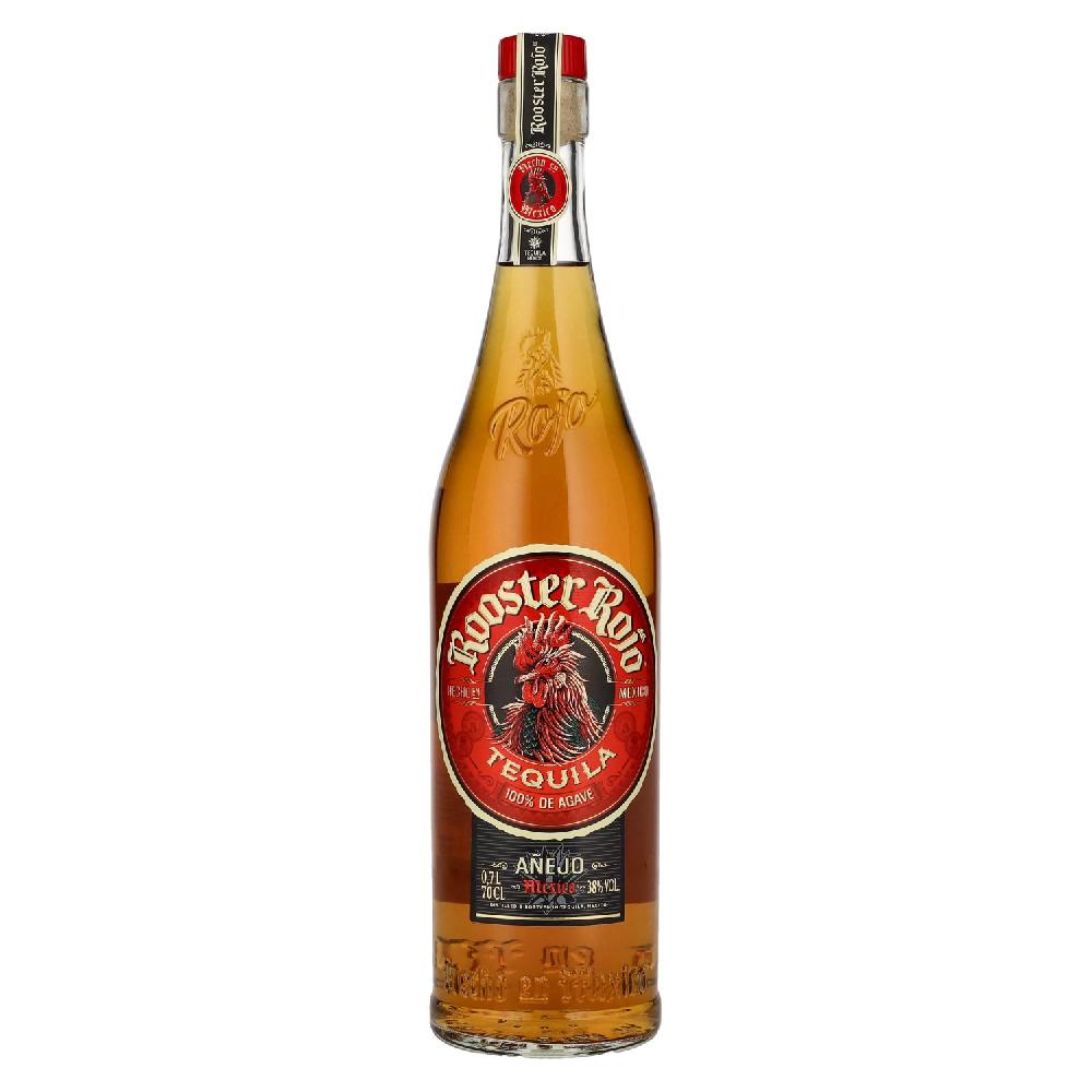 delicando Rooster Rojo AÑEJO Tequila 100% de Agave 38% Vol. 0 7l