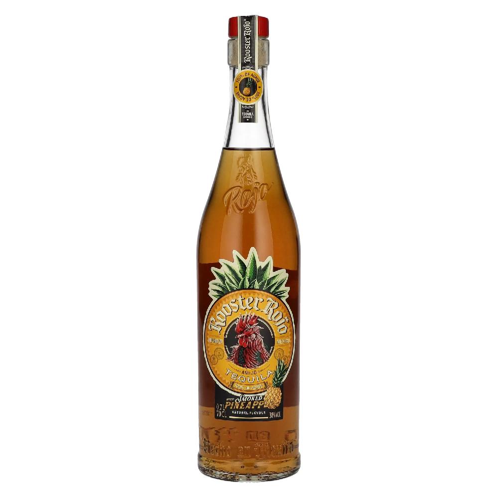 delicando Rooster Rojo AÑEJO Tequila 100% de Agave Smoked Pineapple 38% Vol. 0 7l