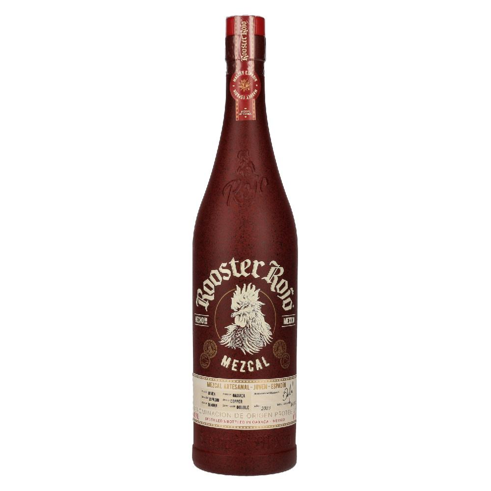 delicando Rooster Rojo MEZCAL Artesanal Joven Espadin Tequila 43% Vol. 0 7l