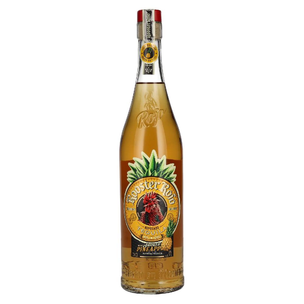 delicando Rooster Rojo REPOSADO Tequila 100% de Agave Smoked Pineapple 38% Vol. 0 7l