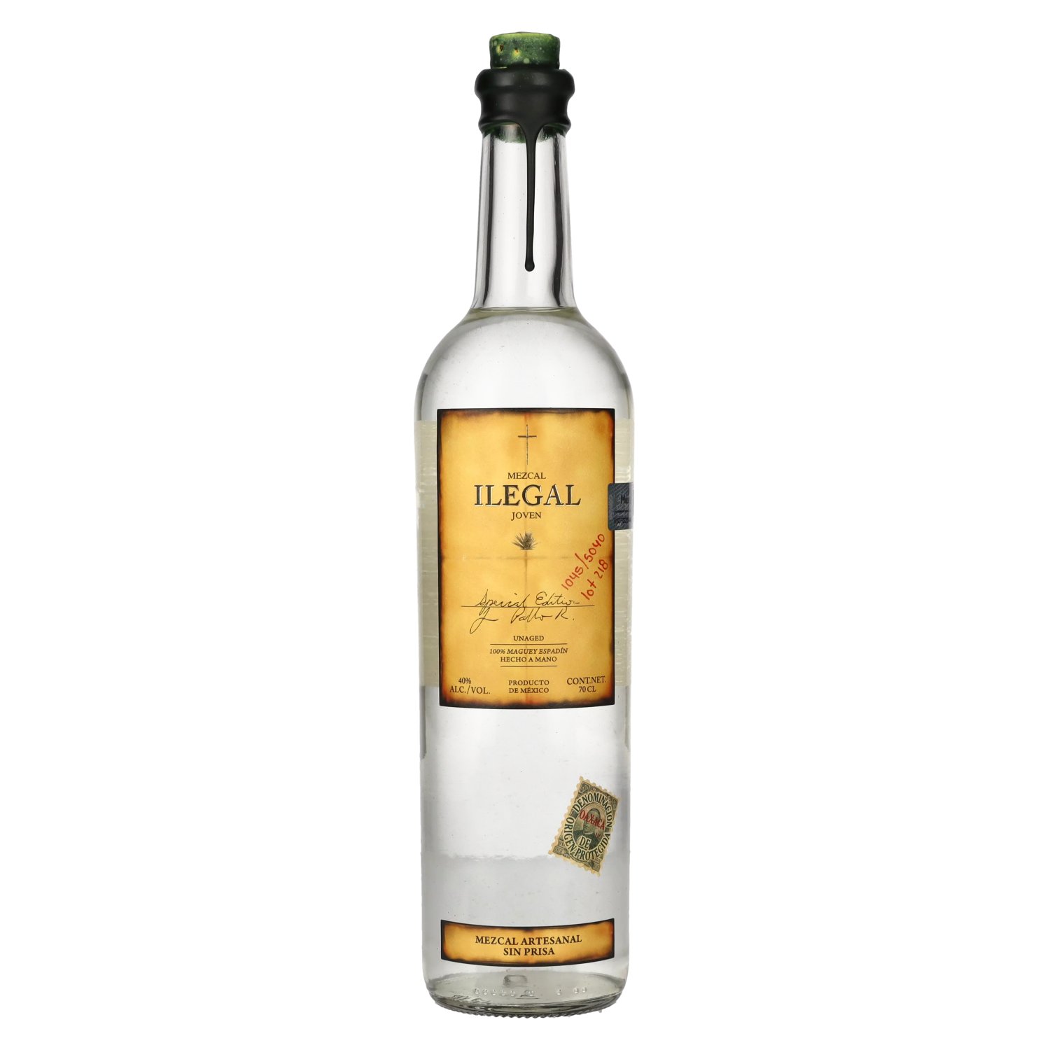 delicando Ilegal Mezcal Joven Special Edition 40% Vol. 0 7l