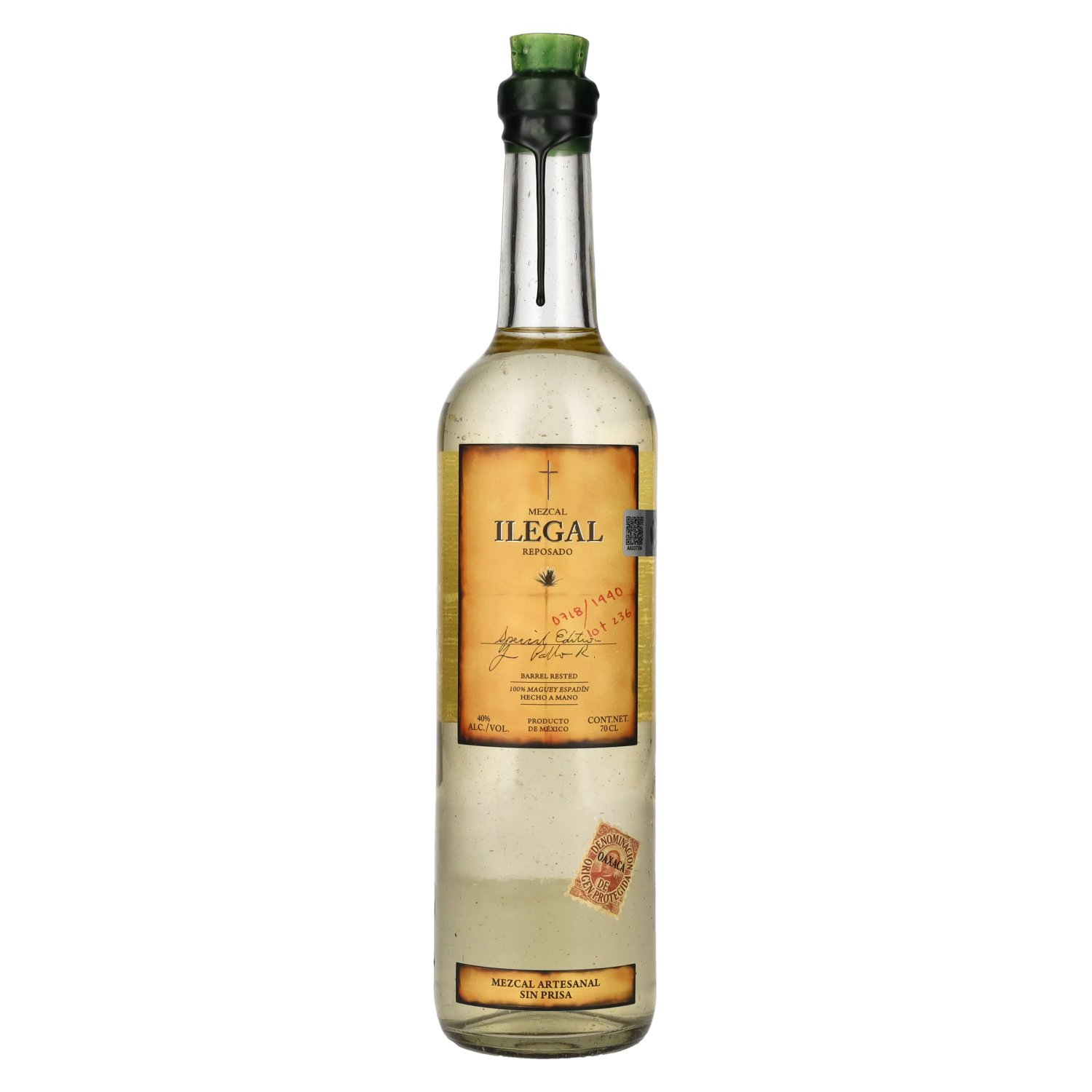 delicando Ilegal Mezcal Reposado Special Edition 40% Vol. 0 7l