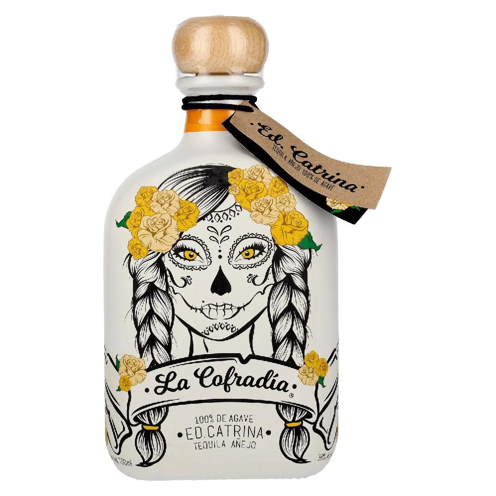 delicando La Cofradia ED. CATRINA Tequila Añejo 100% de Agave 38% Vol. 0 7l