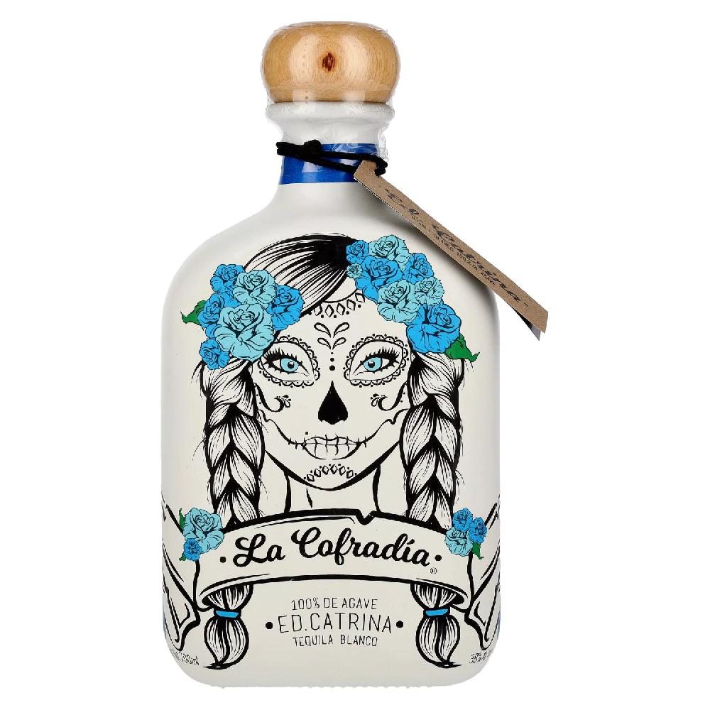 delicando La Cofradia ED. CATRINA Tequila Blanco 100% de Agave 38% Vol. 0 7l