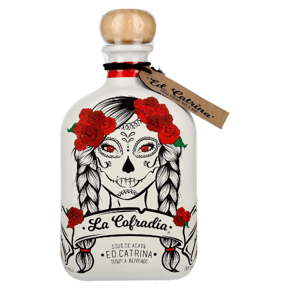 delicando La Cofradia ED. CATRINA Tequila Reposado 100% de Agave 38% Vol. 0 7l