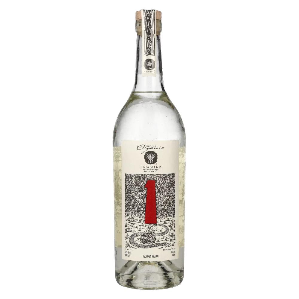 delicando Tequila 123 UNO Blanco 100% de Agave Organic 40% Vol. 0 7l
