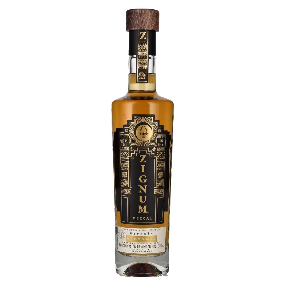 delicando Zignum Mezcal Reposado 100% Agave 40% Vol. 0 7l