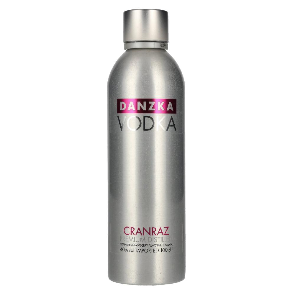 delicando Danzka Vodka CRANRAZ Premium Distilled Flavoured Vodka 40% Vol. 1l