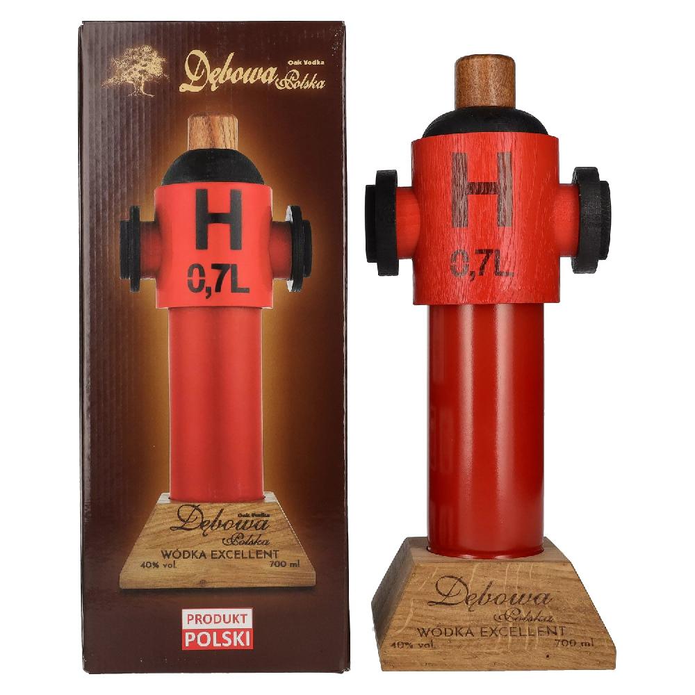 delicando Debowa Wódka Hydrant 40% Vol. 0 7l in Geschenkbox Heißer Verkauf