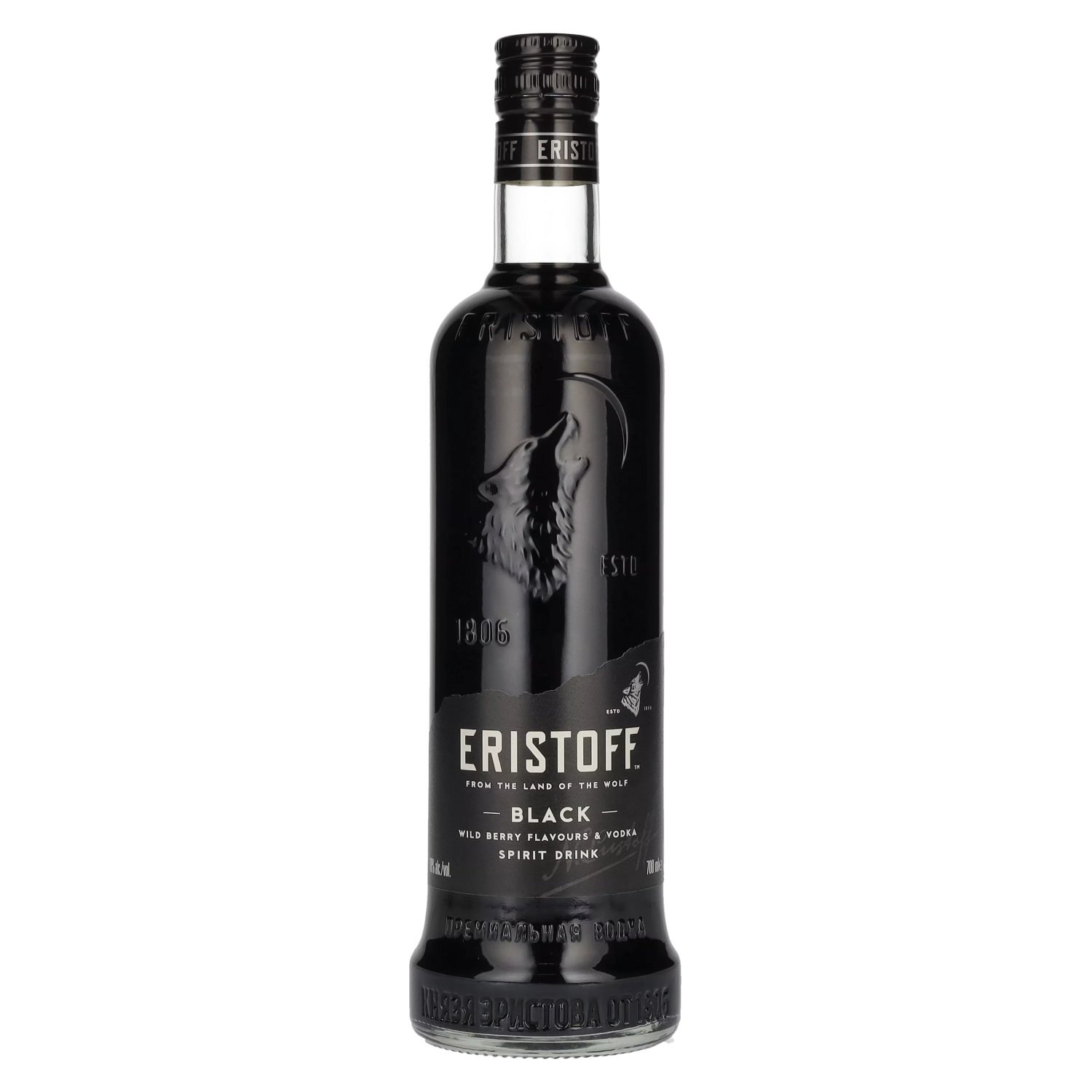 delicando Eristoff Black Wild Berry Flavours & Vodka 18% Vol. 0 7l