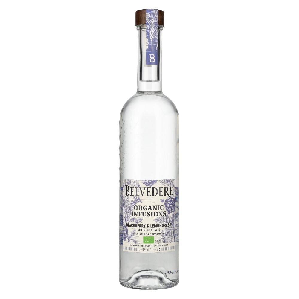 delicando Belvedere Organic Infusions Blackberry & Lemongrass Flavoured Vodka 40% Vol. 1l