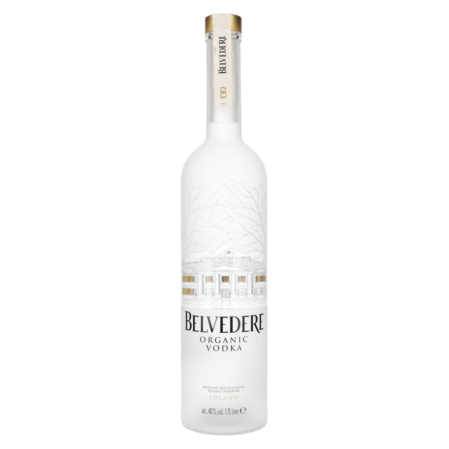 delicando Belvedere Organic Vodka 40% Vol. 1 75l + LED Lichtsticker