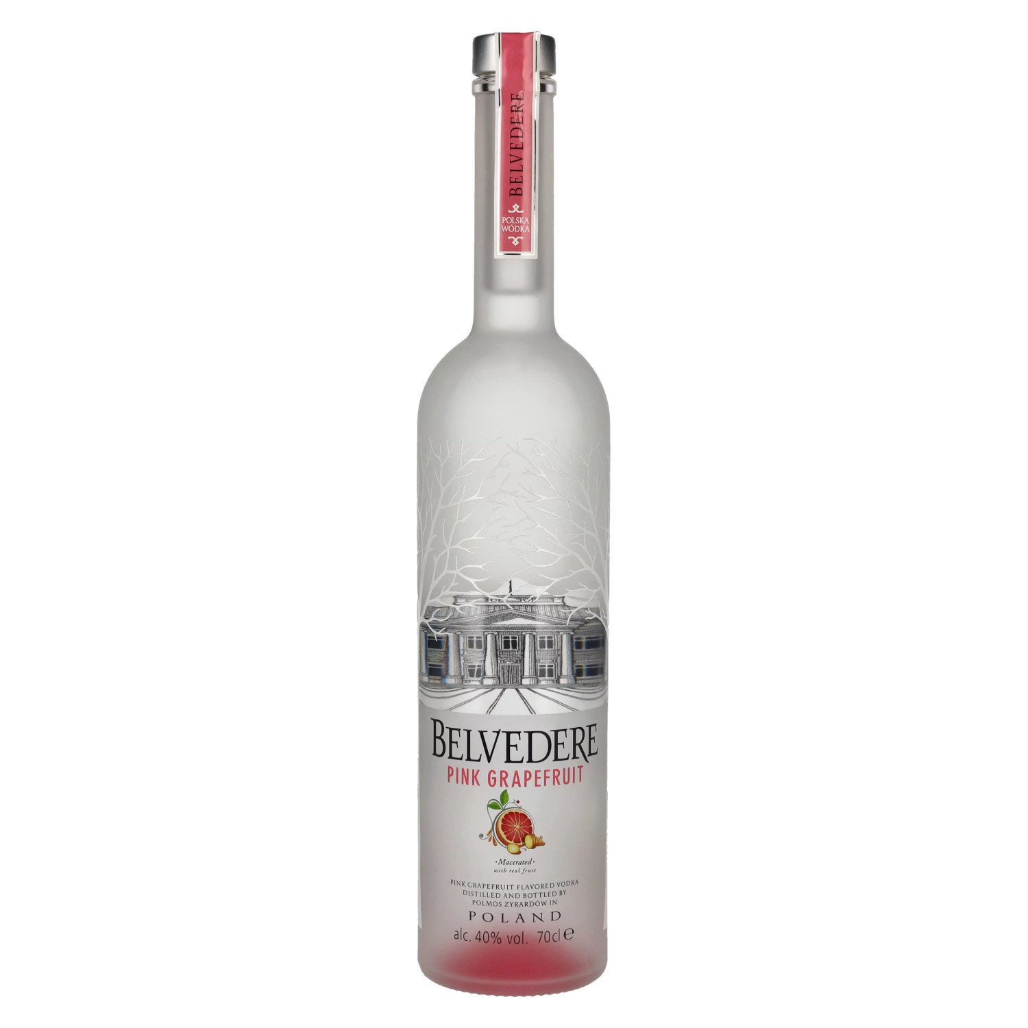 delicando Belvedere PINK GRAPEFRUIT Flavored Vodka 40% Vol. 0 7l Sonderangebot der Fabrik