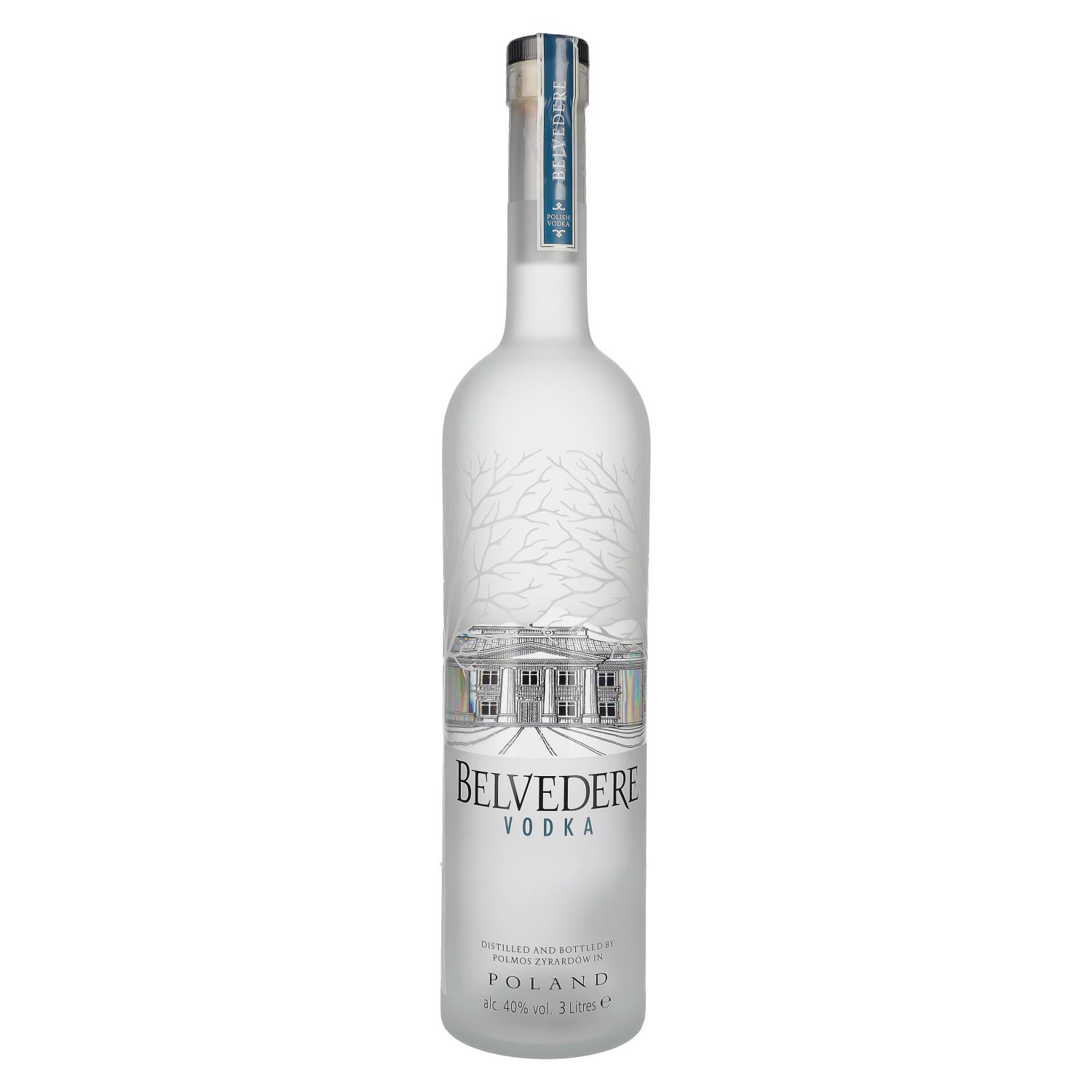 delicando Belvedere Vodka 40% Vol. 3l + LED Lichtsticker