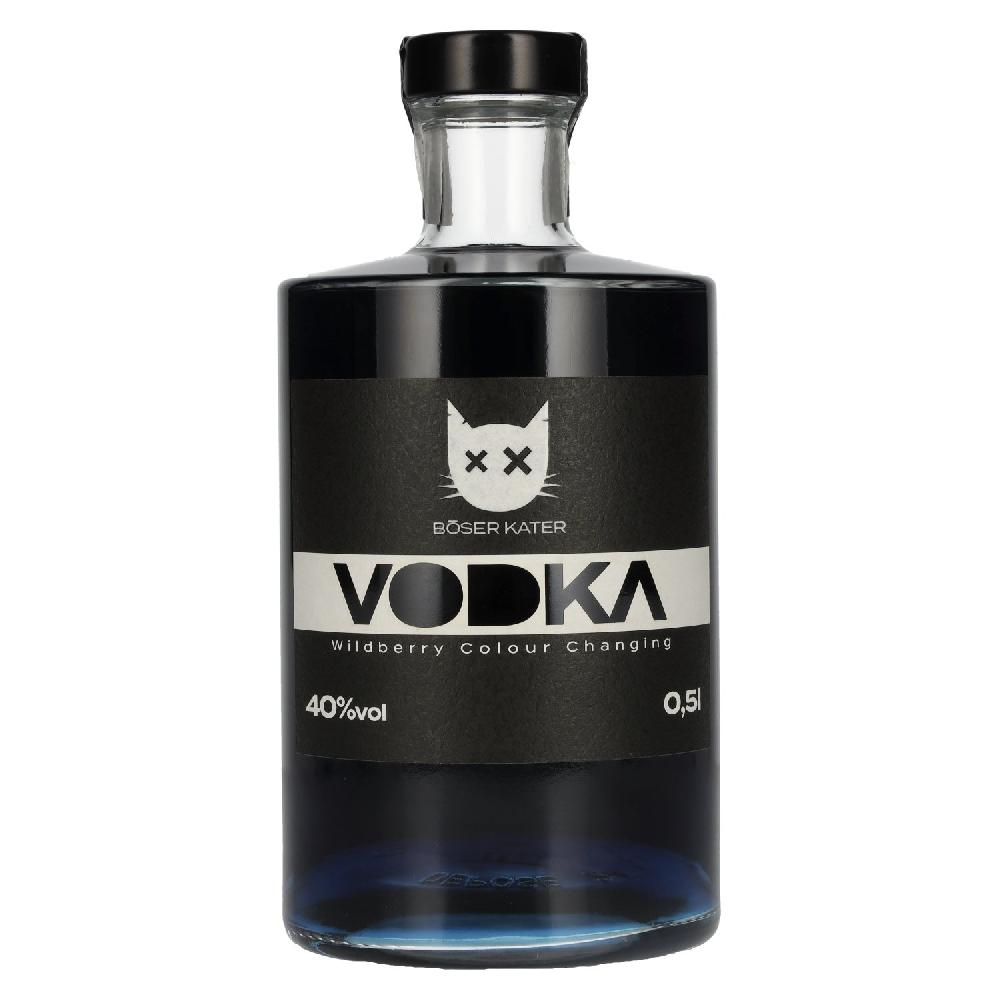 delicando BÖSER KATER Wildberry Colour Changing Vodka 40% Vol. 0 5l 50% Rabatt für begrenzte Zeit