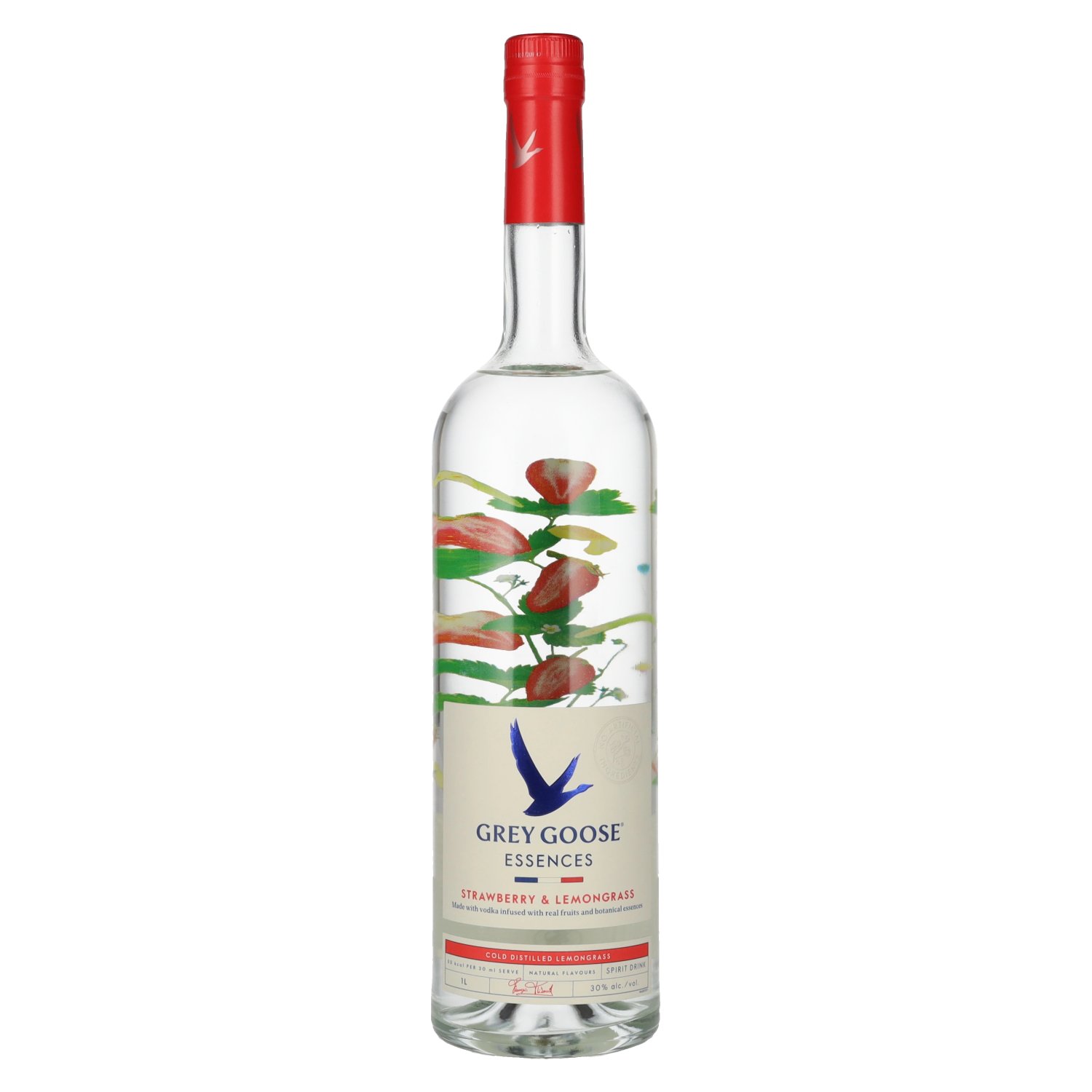 delicando Grey Goose STRAWBERRY & LEMONGRASS Flavored Vodka 30% Vol. 1l