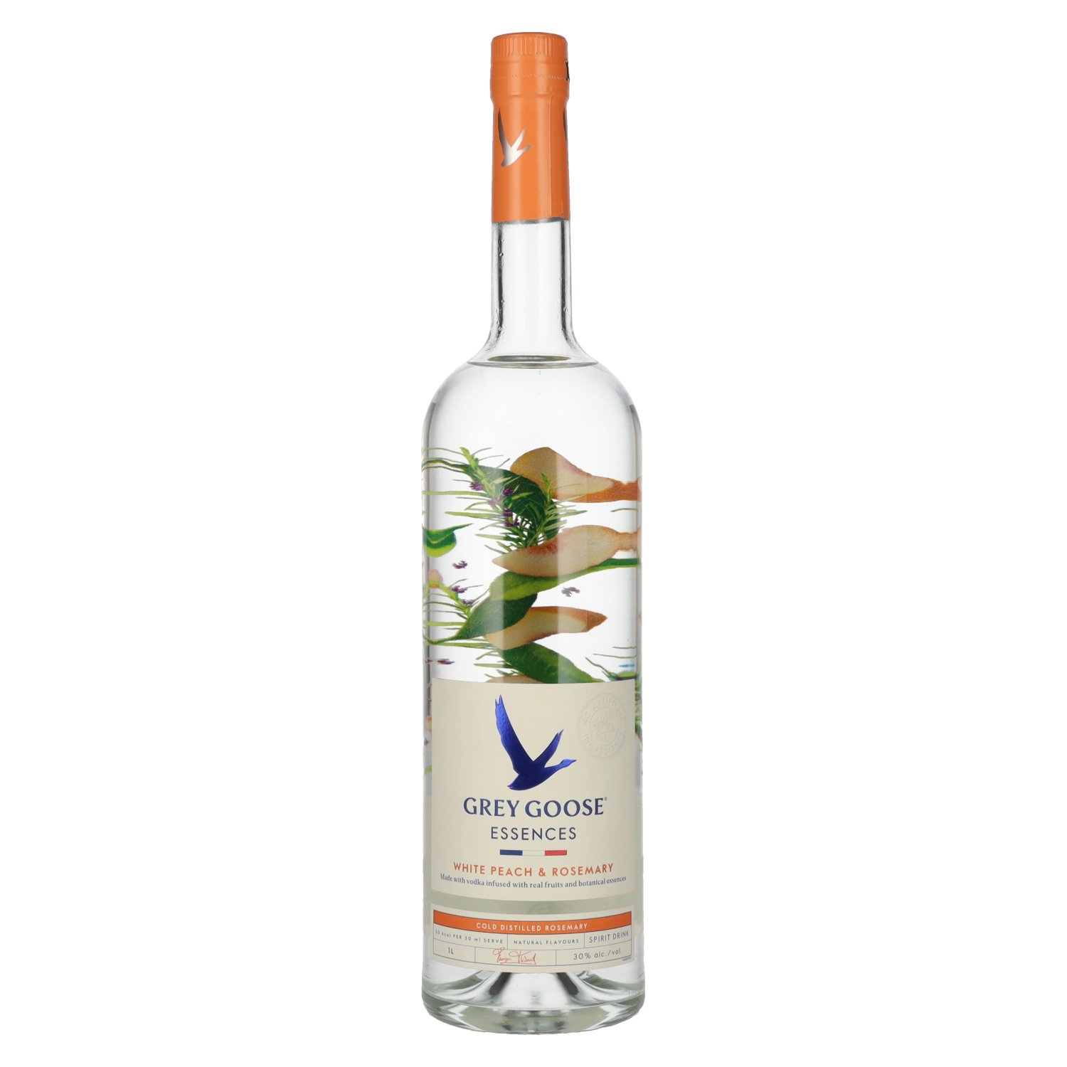 delicando Grey Goose WHITE PEACH & ROSEMARY Flavored Vodka 30% Vol. 1l