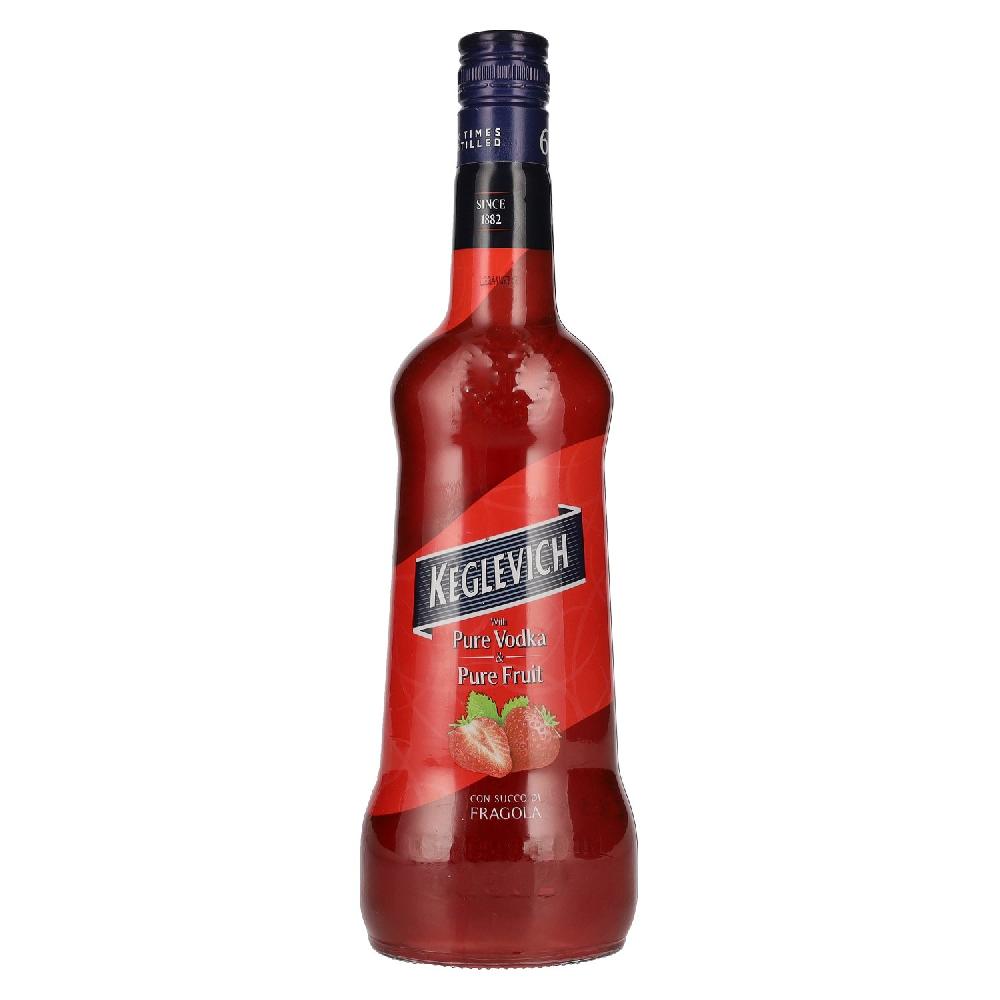 delicando Keglevich with Pure Vodka & Pure Fruit FRAGOLA 18% Vol. 0 7l 2025