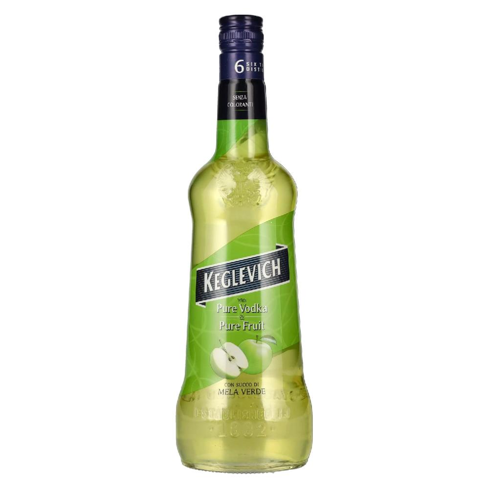 delicando Keglevich with Pure Vodka & Pure Fruit MELA VERDE 18% Vol. 0 7l