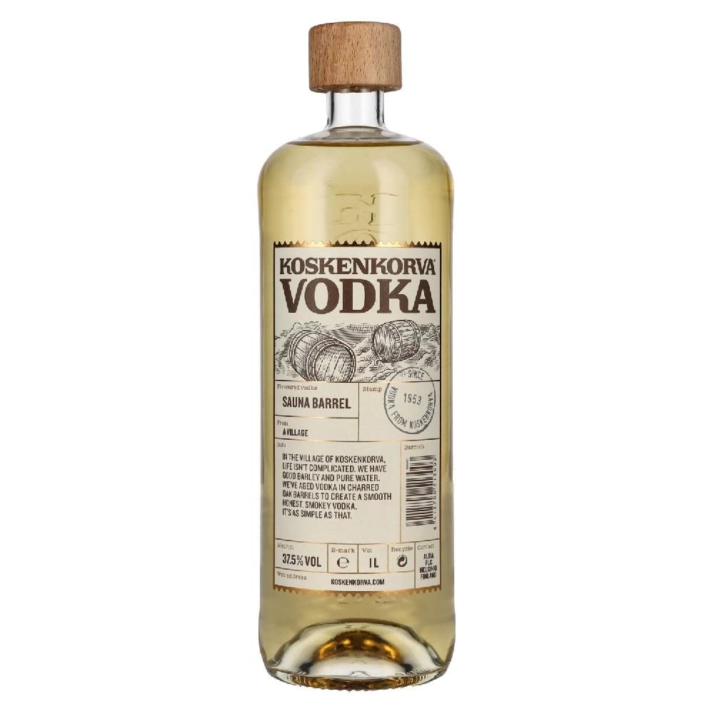 delicando Koskenkorva Vodka SAUNA BARREL Flavoured 37 5% Vol. 1l