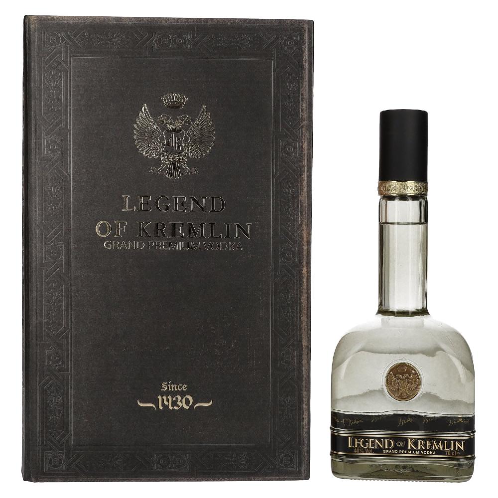 delicando Legend of Kremlin Premium Russian Vodka BLACK BOOK 40% Vol. 0 7l in Geschenkbox
