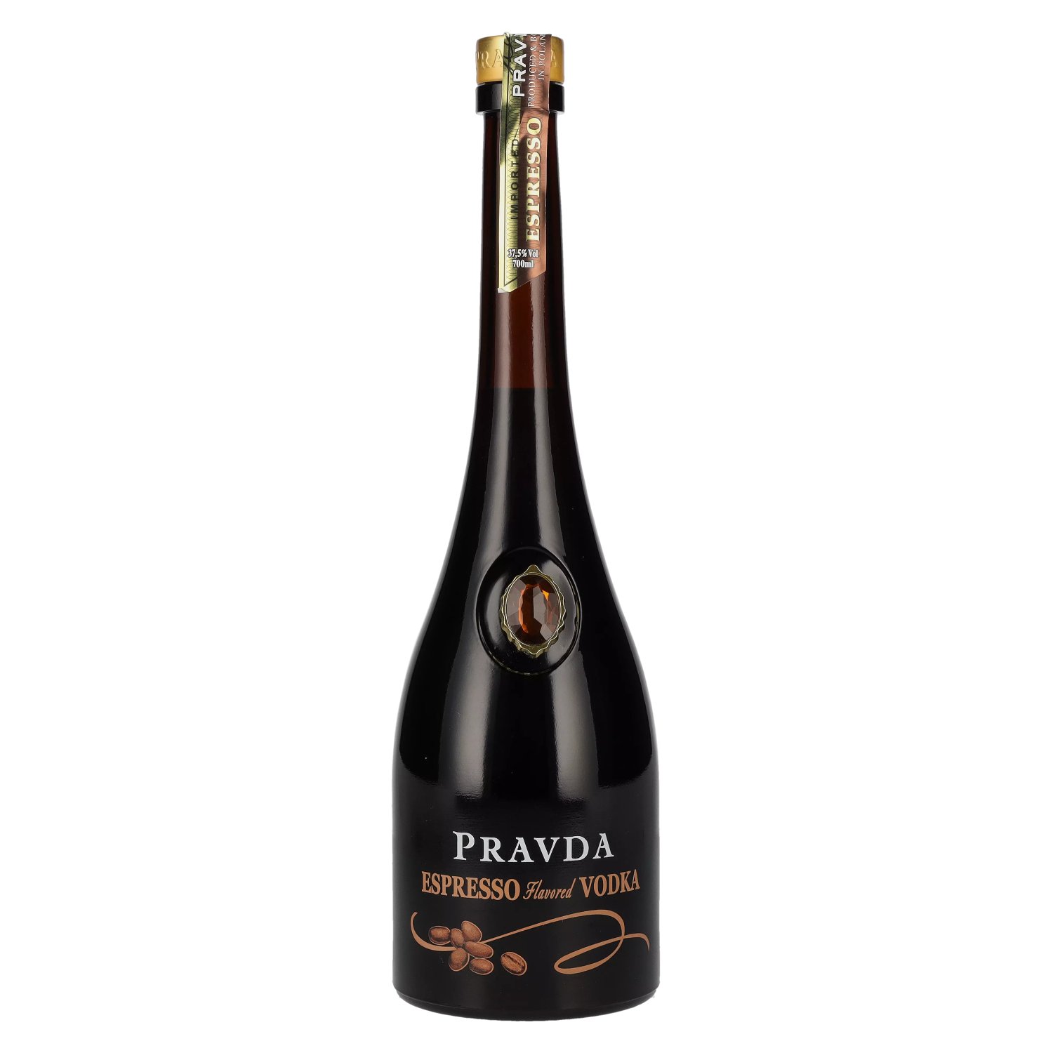 delicando Pravda ESPRESSO Flavored Vodka 37 5% Vol. 0 7l