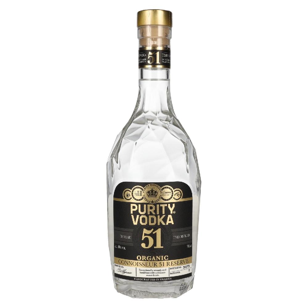 delicando Purity CONNOISSEUR 51 RESERVE Organic Vodka 40% Vol. 0 7l