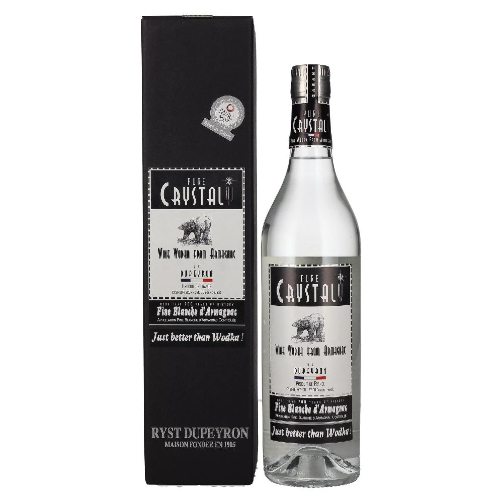 delicando Ryst Dupeyron Pure CRISTALY Wine Wodka from Armagnac 40% Vol. 0 7l in Geschenkbox