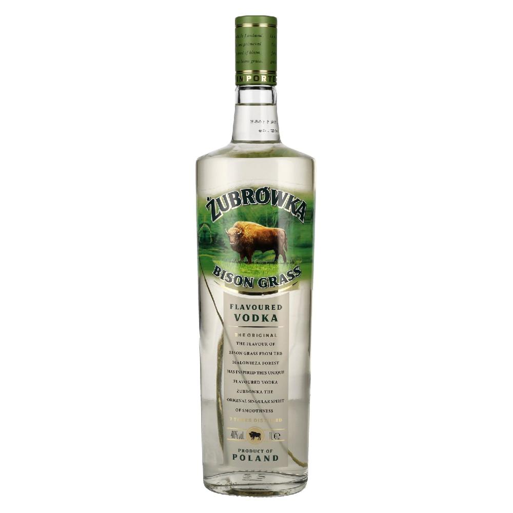 delicando Zubrowka BISON GRASS Flavoured Vodka 40% Vol. 1l
