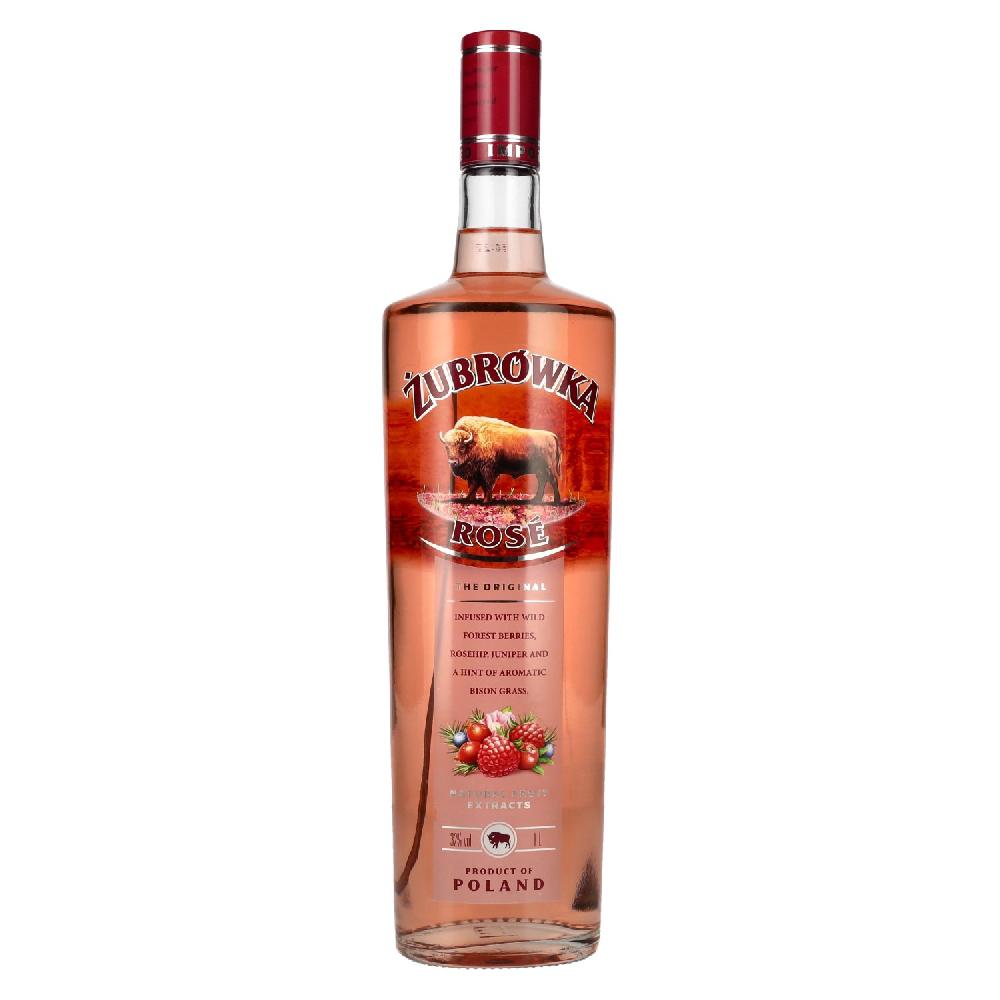 delicando Zubrowka ROSE Vodka 32% Vol. 1l - delicando Kauf eins, bekomm eins gratis