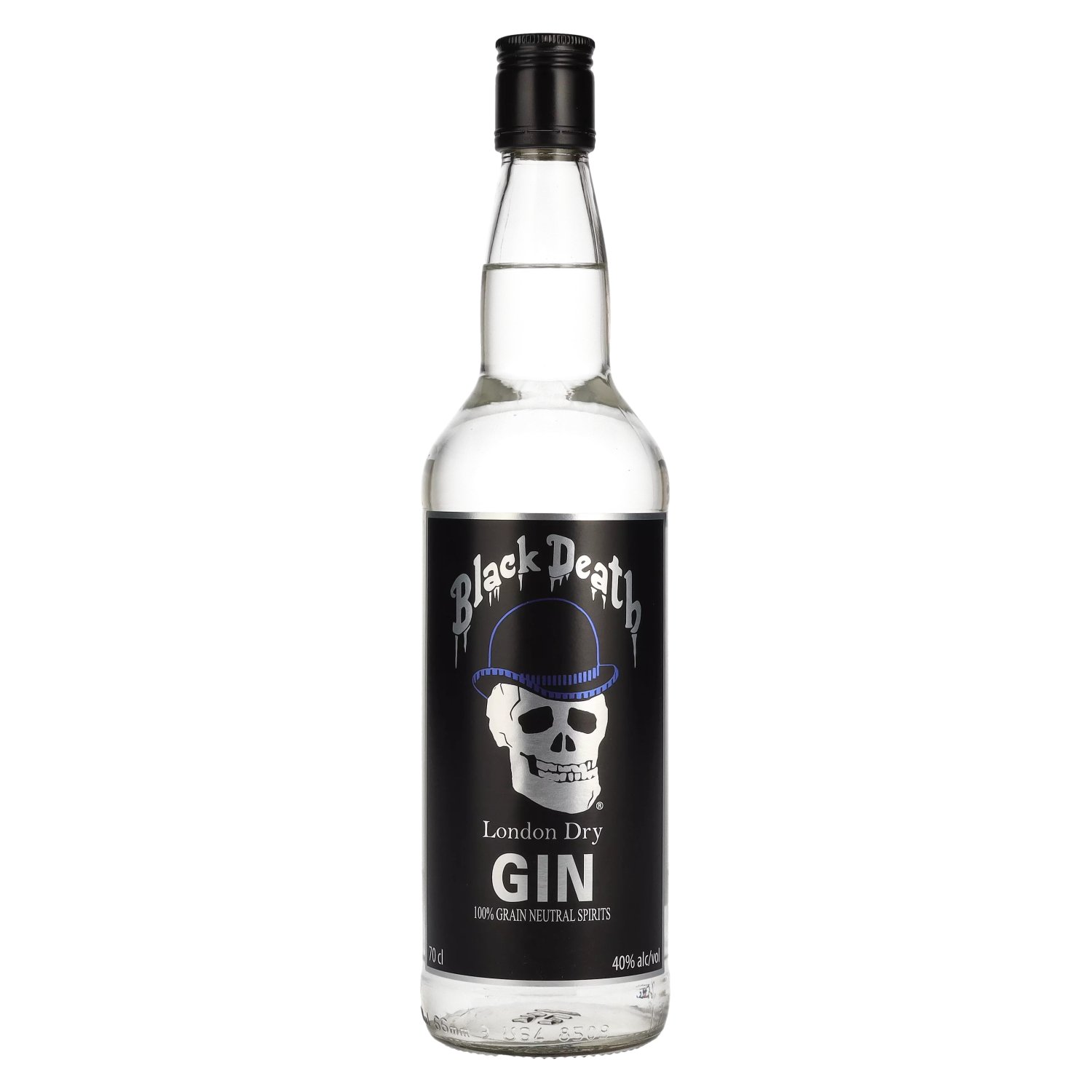 delicando Black Death London Dry Gin 40% Vol. 0 7l - delicando