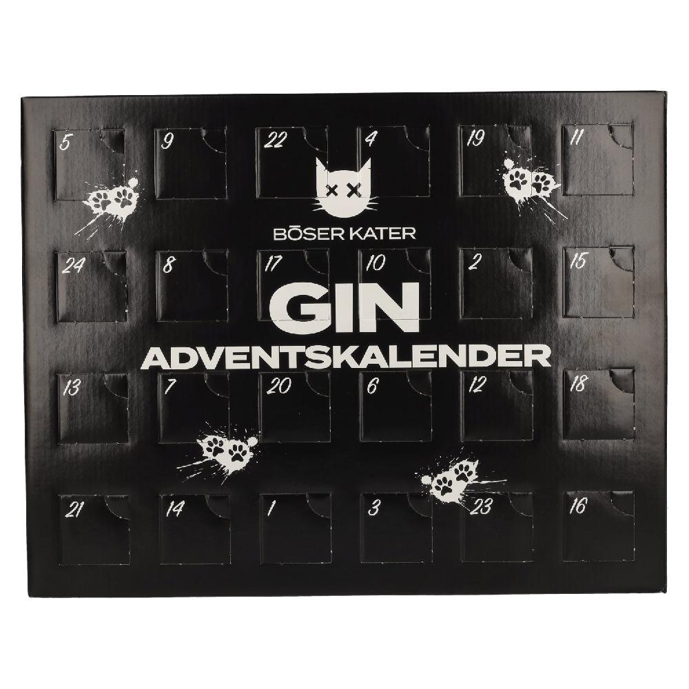 delicando BÖSER KATER Gin Adventskalender 40% Vol. 24x0 025l