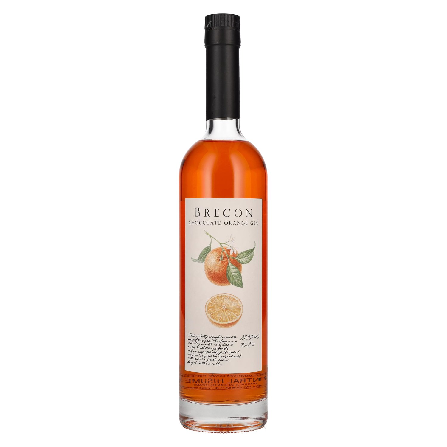 delicando Brecon CHOCOLATE ORANGE Gin 37 5% Vol. 0 7l - delicando