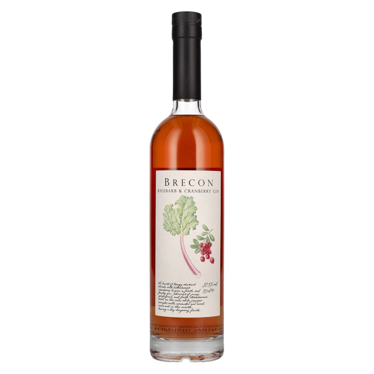 delicando Brecon RHUBARB & CRANBERRY Gin 37 5% Vol. 0 7l