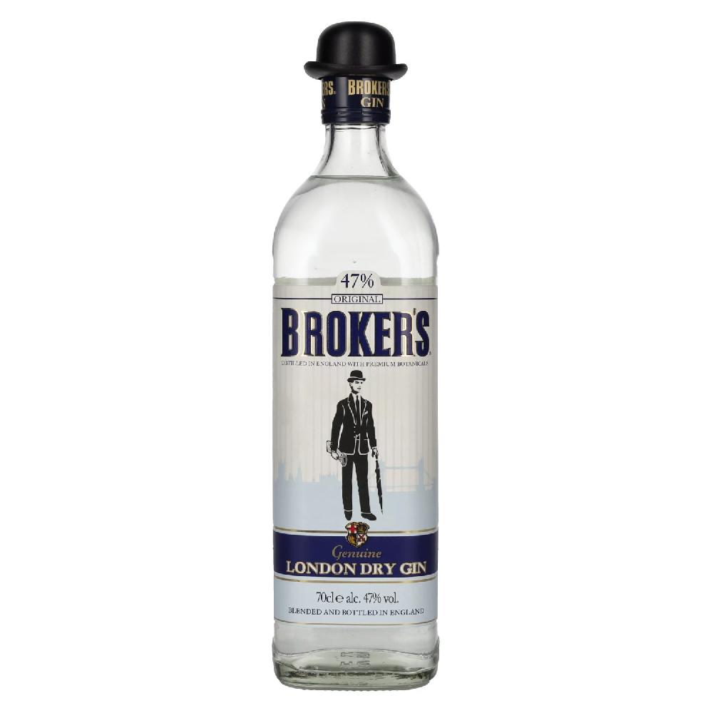delicando Broker's Premium London Dry Gin 47% Vol. 0 7l